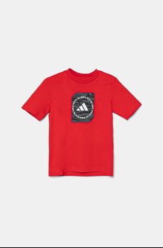 Детская хлопковая футболка adidas