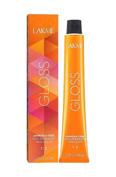 Уценка! Полуперманентная тонирующая крем-краска для волос Lakme Gloss Demi-Permanent Hair Color 6/40, 60 мл