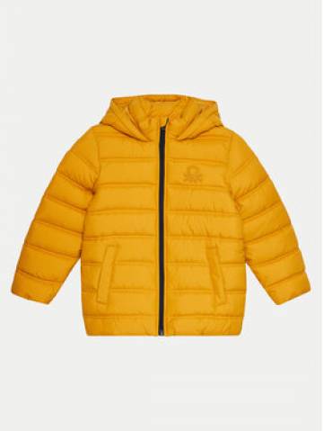 United Colors Of Benetton Пуховик 2WU0CN016 Жовтий Regular Fit United Colors Of Benetton Пуховик 2WU0CN016 Жовтий Regular Fit
