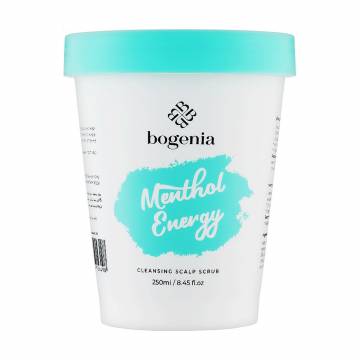 Очищающий скраб для кожи головы Bogenia Cleansing Scalp Scrub Энергия ментола, 250 мл Очищающий скраб для кожи головы Bogenia Cleansing Scalp Scrub Энергия ментола, 250 мл