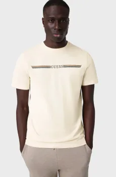 Мужская белая футболка Белый M Guess Z6BI05.K6536;G1H6