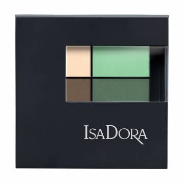 Тени для век IsaDora The Quartet Eyeshadow 02 Neo Mint, 3.5 г Тени для век IsaDora The Quartet Eyeshadow 02 Neo Mint, 3.5 г