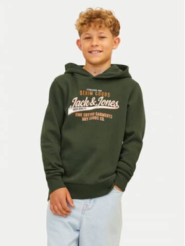 Jack&Jones Junior Світшот Logo 12258824 Зелений Regular Fit Jack&Jones Junior Світшот Logo 12258824 Зелений Regular Fit