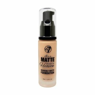 Матирующий тональный крем для лица W7 Matte Made In Heaven Foundation Early Tan, 30 мл Матирующий тональный крем для лица W7 Matte Made In Heaven Foundation Early Tan, 30 мл