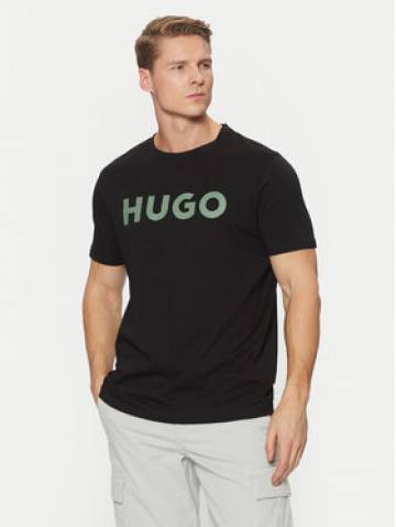 HUGO Футболка Dulivio 50467556 Чорний Regular Fit HUGO Футболка Dulivio 50467556 Чорний Regular Fit
