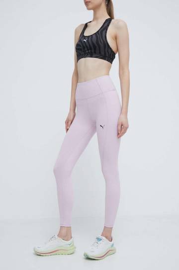 Леггинсы для йоги Puma STUDIO FOUNDATION цвет розовый однотонные 524847 Леггинсы для йоги Puma STUDIO FOUNDATION цвет розовый однотонные 524847