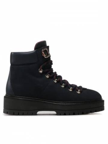 Tommy Hilfiger Черевики туристичні Nubuck Outdoor Flat Boot FW0FW06724 Cиній Tommy Hilfiger Черевики туристичні Nubuck Outdoor Flat Boot FW0FW06724 Cиній