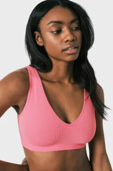 Женский розовый топ Розовый XL womensecret 4023897