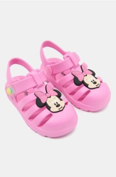 Сандалі з 3D аплікаціями Minnie Mouse - рожевий