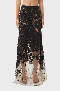 Женская черная юбка O-LEENA Черный XS Diesel A14648 0ANAW