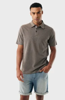 Мужское коричневое поло End Коричневый L Mexx MF007101061M