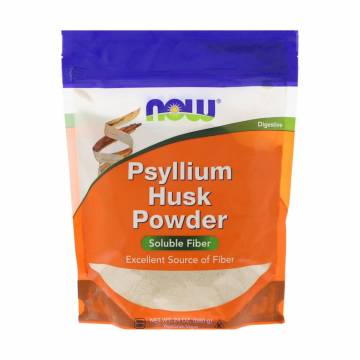 Шелуха подорожника NOW Foods Psyllium Husk Powder в порошке, 680 г Шелуха подорожника NOW Foods Psyllium Husk Powder в порошке, 680 г