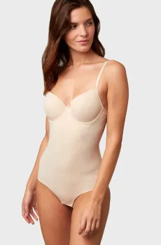 Женский бежевый комбидресс CHARLOTTE Бежевый 70B Etam 6498795