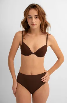 Женский коричневый бюстгальтер Коричневый 75D brabrabra SLZ23601102