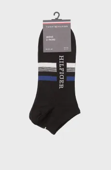 Мужские черные носки (2 пары) SNEAKER Черный 39-42 Tommy Hilfiger 701232467
