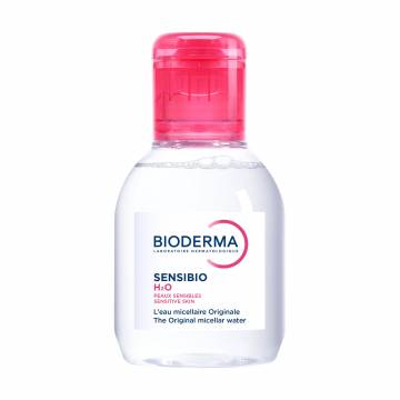 Мицеллярный лосьон для очищения лица и глаз Bioderma Sensibio H2O для чувствительной кожи, 100 мл Мицеллярный лосьон для очищения лица и глаз Bioderma Sensibio H2O для чувствительной кожи, 100 мл
