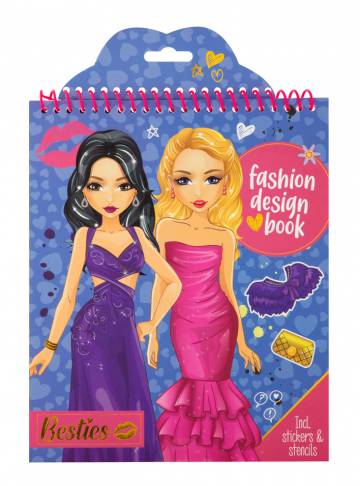 Книга модельєра Besties синя (961004) Книга модельєра Besties синя (961004)