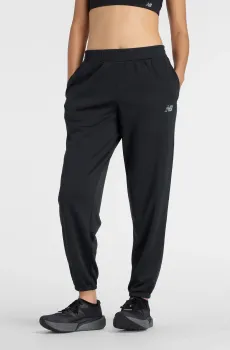 Женские черные спортивные брюки  Sport Double Knit Pant Черный XL New Balance WB61F6PIBK