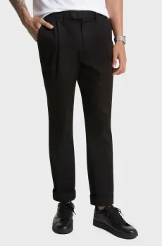 Мужские черные чиносы Черный 30-32 Michael Kors CF3302H9L1