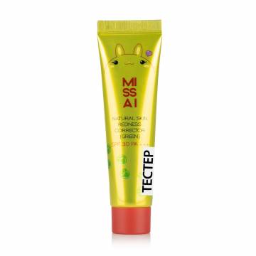 Корректирующая база под макияж Missai Natural Skin Redness Corrector SPF 30 PA+++, 30 мл (Тестер) Корректирующая база под макияж Missai Natural Skin Redness Corrector SPF 30 PA+++, 30 мл (Тестер)