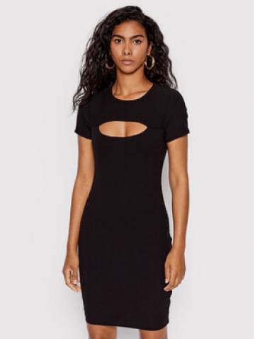 Guess Трикотажна сукня Lana WBYK95 KB9E2 Чорний Slim Fit Guess Трикотажна сукня Lana WBYK95 KB9E2 Чорний Slim Fit
