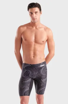 Мужские серые плавки с узором FIREFLOW Серый 100 Arena 010159-500