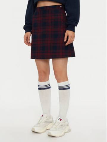 Tommy Jeans Cпідниця-міні DW0DW18889 Бордовий Regular Fit Tommy Jeans Cпідниця-міні DW0DW18889 Бордовий Regular Fit