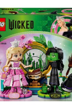 Конструктор LEGO Wicked Фигурки Эльфабы и Глинды, от 10 лет, 558 деталей (75682)