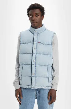 Мужской голубой жилет Голубой XL Levi’s® A5634;0000