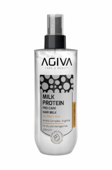 Молочко для волос Agiva Milk Protein Pro Care Hair Milk с витаминным комплексом, 200 мл