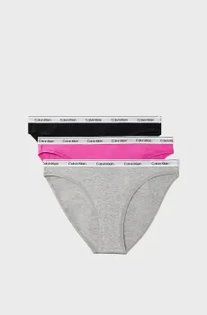 Женские трусики (3 шт) BIKINI Разноцветный M Calvin Klein LV00QD5207