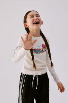 Reserved - Футболка The Powerpuff Girls - кремовий - 799HT-01X