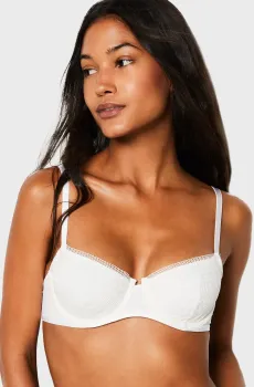 Женский белый бюстгальтер с мягкой чашкой CRUSH Белый 70C Etam 6548397