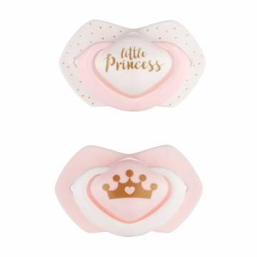 Силиконовые симметричные пустышки Canpol Babies Royal Baby розовые, 6-18 месяцев, 2 шт (22/651_pin) Силиконовые симметричные пустышки Canpol Babies Royal Baby розовые, 6-18 месяцев, 2 шт (22/651_pin)
