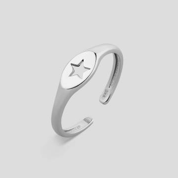 Серебряное кольцо Minimal 10482-16,5р 16.5 Серебряное кольцо Minimal 10482-16,5р 16.5