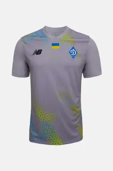 Серая вратарская футболка ФК «Динамо» Київ AWAY Серый L New Balance MT62663VTHD