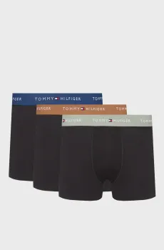 Мужские черные боксеры (3 шт) WB TRUNK Черный M Tommy Hilfiger UM0UM02763