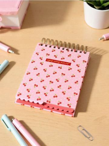Спіральний блокнот - рожевий