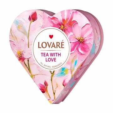 Набор чая Lovare Tea With Love в прозрачных пирамидках, 34 шт Набор чая Lovare Tea With Love в прозрачных пирамидках, 34 шт