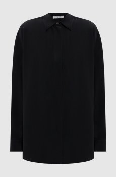 Черная блуза Esetan из шелка