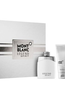 Парфюмированный набор мужской Montblanc Legend Spirit (туалетная вода, 100 мл + туалетная вода, 7.5 мл + гель для душа, 100 мл)