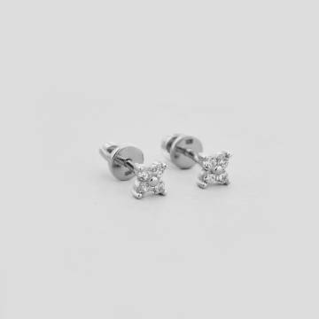 Серебряные серьги Minimal ЛК-0410р Серебряные серьги Minimal ЛК-0410р