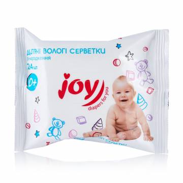 Детские влажные салфетки Joy, 24 шт Детские влажные салфетки Joy, 24 шт