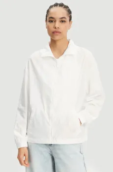 Женская белая ветровка с узором Белый M Guess V5GL01.WH482;P0JE