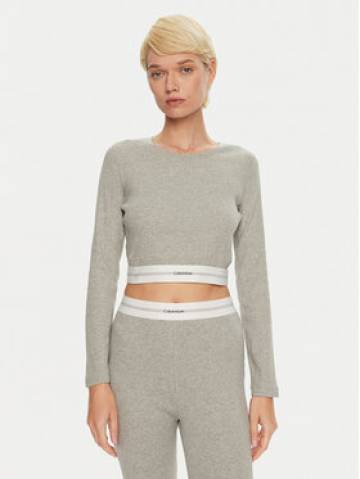 Calvin Klein Underwear Блузка 000QS7217E Сірий Slim Fit Calvin Klein Underwear Блузка 000QS7217E Сірий Slim Fit