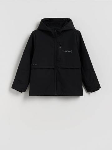 Reserved - Куртка софтшелл с капюшоном - чорний - PL153-99X Reserved - Куртка софтшелл с капюшоном - чорний - PL153-99X