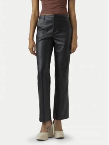 Vero Moda Штани зі штучної шкіри 10274443 Чорний Slim Fit Vero Moda Штани зі штучної шкіри 10274443 Чорний Slim Fit