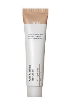 Уценка! ВВ-крем для лица Purito Cica Clearing BB Cream с экстрактом центеллы, 21 Light Beige, 30 мл