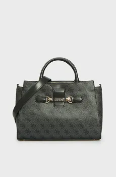 Женская темно-серая сумка с узором Серый ONESIZE Guess HWSG9500060