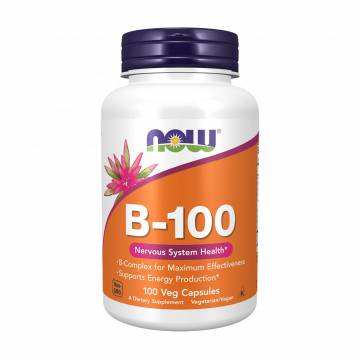 Комплекс B-100 NOW foods B-100, 100 капсул Комплекс B-100 NOW foods B-100, 100 капсул